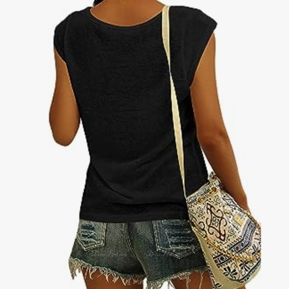 Langwyqu Halloween Pumpkin  Funny Graphic Tank Top Size M - Picture 4 of 5